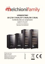 Melchioni Vermentino 18C Dual: Cantinetta Vino Doppia Zona da 18 Bottiglie - immagine 2