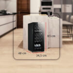 Melchioni Vermentino 18C Dual: Cantinetta Vino Doppia Zona da 18 Bottiglie - immagine 10