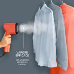 Rowenta Pure Pop Rosso: Lo Stiratore Verticale Glamour e Portatile - immagine 2