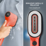 Rowenta Pure Pop Rosso: Lo Stiratore Verticale Glamour e Portatile - immagine 4