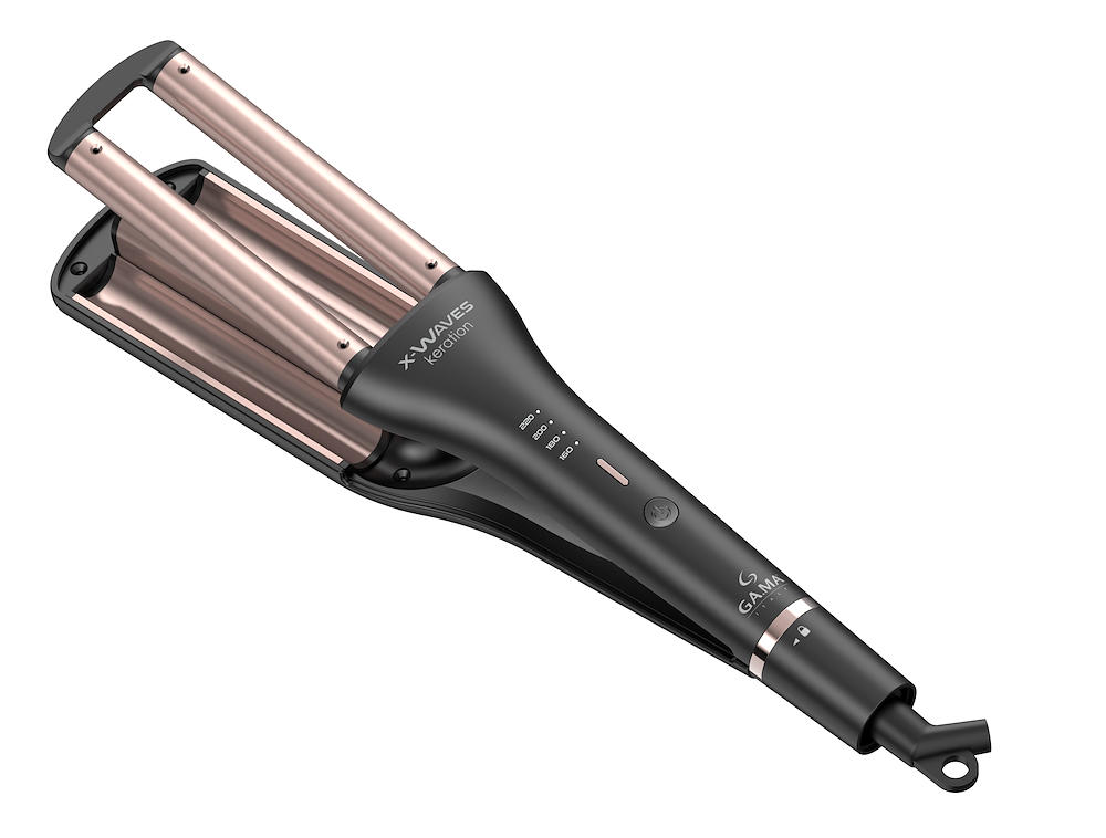 piastra GA.MA X-Waves Keration: Ferro per Beach Waves con Protezione alla Cheratina - immagine 1