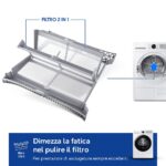 Samsung DV90DG52A0AHET: Asciugatrice Serie 5000D Crystal EcoDry da 9 kg - immagine 7