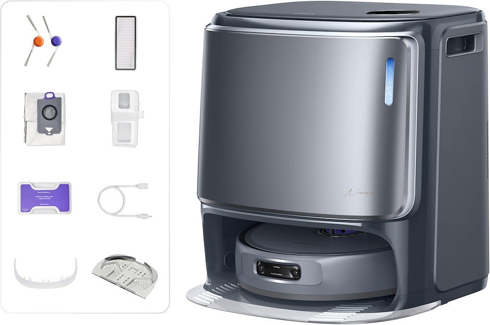 950020 Narwal Freo Z10 Ultra: Robot Aspirapolvere e Lavapavimenti Top di Gamma Grey - immagine 1