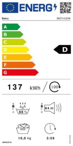 Beko BMT103EW: Asciugatrice a Pompa di Calore da 10 kg con Tecnologia Inverter - immagine 7