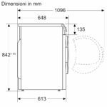Asciugatrice Bosch Serie 6 – 9 kg, Classe Energetica C, Pompa di Calore Silenziosa - immagine 11