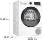 Asciugatrice Bosch Serie 6 – 9 kg, Classe Energetica C, Pompa di Calore Silenziosa - immagine 3