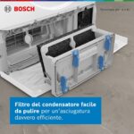 Asciugatrice Bosch Serie 6 – 9 kg, Classe Energetica C, Pompa di Calore Silenziosa - immagine 7