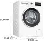 Lavatrice Bosch Serie 4 – 8 kg, Classe A, 1400 Giri con Funzione Vapore - immagine 6