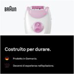 Braun Silk-épil 3 SE3000: Epilatore Elettrico per una Pelle Liscia a Lungo - immagine 4