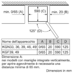 Frigorifero Combinato Bosch Serie 2 – 305L, NoFrost, Classe E, InoxLook - immagine 8