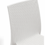 Poltrona in Simil Rattan - Bianco - immagine 3