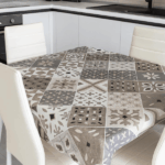 Tovaglia in Pvc 140x140cm - Fantasie Maiolica e Geometrice - immagine 5