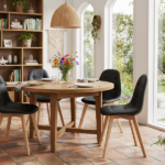 Sedia Fyord Antracite: Struttura in Legno di Faggio