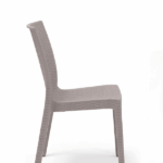 Sedia in Simil Rattan - Tortora - immagine 3