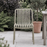 Sedia da Giardino Tortora in Polipropilene Impilabile - immagine 2