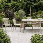 Sedia da Giardino Tortora in Polipropilene Impilabile