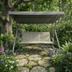 Dondolo Letto da Giardino 3 Posti - immagine 2