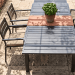 Tavolo Allungabile da Giardino in Alluminio Antracite - immagine 2