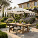 Ombrellone a Braccio Orientabile 360° Park 3x4 Ecrù - immagine 2