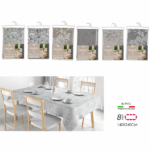 Tovaglia Plastificata PVC 8 Posti 140x240cm Antimacchia