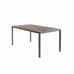 Tavolo Rettangolare da Giardino 156x78 cm Grigio Antracite - immagine 2
