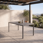 Tavolo Rettangolare da Giardino 156x78 cm Grigio Antracite