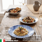 Piatti Saturnia Bubbles: Porcellana Design Made in Italy -Set 18 Pezzi - immagine 2